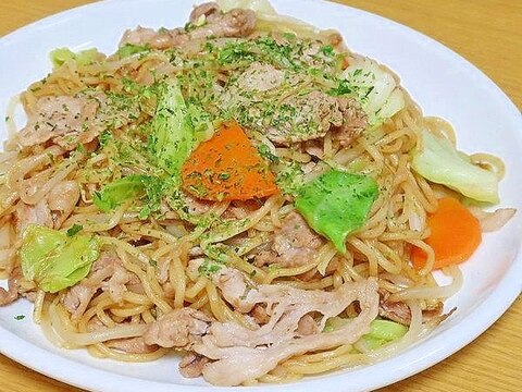 ふつーの焼きそば★減塩・低カリウム志向